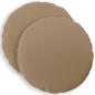 Preview: Wurfkissen 2 stk. HEERLEN Taupe Durchmesser 60 cm Polyester