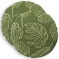 Preview: Wurfkissen 2 stk. HEERLEN Blattdesign Durchmesser 60 cm