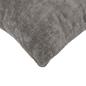 Preview: Wurfkissen 6 stk. HEERLEN Dunkelgrau 40 x 60 cm Chenille-Stoff