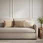 Preview: ARDEBO.de - Wurfkissen 6 stk. HEERLEN Braun 40 x 60 cm Chenille-Stoff