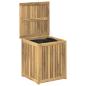 Preview: Gartenlagerbox Massives Akazienholz 48,5 x 49 x 53,5 cm