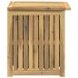 Preview: Gartenlagerbox Massives Akazienholz 48,5 x 49 x 53,5 cm
