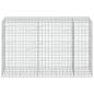 Preview: Gabione mit 5 mm Draht und 5x10 cm Maschen 250x100x150 cm
