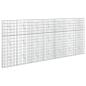 Preview: Gabione mit 5 mm Draht und 5x10 cm Maschen 350x10x150 cm