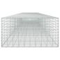 Preview: Gabione mit 5 mm Draht und 5x10 cm Maschen 650x100x50 cm