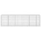 Preview: Gabione mit 5 mm Draht und 5x10 cm Maschen 550x100x150 cm