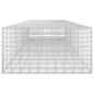 Preview: Gabione mit 5 mm Draht und 5x10 cm Maschen 350x100x50 cm