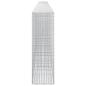 Preview: Gabione mit 5 mm Draht und 5x2,5 cm Maschen 700x30x100 cm