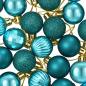 Preview: Weihnachtskugelset 150 stk. Grün Durchmesser 3 cm Polystyrol