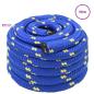 Preview: Mehrzweck-Allzweckseil 40 mm 10 m Blau PP 9600 kg Max. Traglast