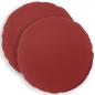 Preview: Wurfkissen 2 stk. HEERLEN Weinrot Durchmesser 40 cm Polyester