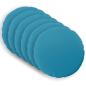 Preview: Wurfkissen 6 stk. HEERLEN Hellblau Durchmesser 50 cm Polyester