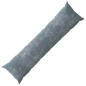 Preview: Wurfkissen HEERLEN Hellblau 40 x 145 cm Chenille-Stoff
