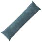 Preview: Wurfkissen HEERLEN Blau 40 x 145 cm Chenille-Stoff