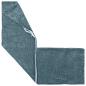 Preview: Wurfkissen HEERLEN Blau 40 x 145 cm Chenille-Stoff