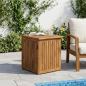 Preview: ARDEBO.de - Gartenlagerbox LAREN Massives Akazienholz 48,5 x 49 x 53,5 cm