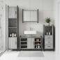 Preview: ARDEBO.de - Badezimmerschrank-Set 4 stk. Sonoma-Grau 40 x 36 x 181 cm