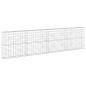 Preview: Gabione mit 3,5 mm Draht und 10x10 cm Maschen 400x20x100 cm