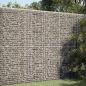 Preview: ARDEBO.de - Gabione mit 3,5 mm Draht und 5x2,5 cm Maschen 100x10x200 cm