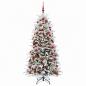 Preview: Künstlicher Weihnachtsbaum mit Kugel 240 cm 300 LEDs
