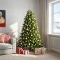 Preview: Künstlicher Weihnachtsbaum mit Kugel 240 cm 300 LEDs