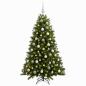 Preview: Künstlicher Weihnachtsbaum mit Kugel 240 cm 300 LEDs