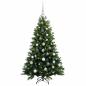 Preview: Künstlicher Weihnachtsbaum mit Kugel 120 cm 150 LEDs