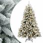 Preview: Künstlicher klappbarer Weihnachtsbaum 150 cm 150 LEDs