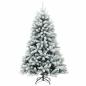 Preview: Künstlicher klappbarer Weihnachtsbaum 150 cm 150 LEDs