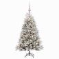 Preview: Künstlicher Weihnachtsbaum mit Kugel 150 cm 150 LEDs