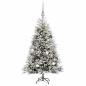 Preview: Künstlicher Weihnachtsbaum mit Kugel 150 cm 150 LEDs