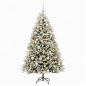 Preview: Künstlicher Weihnachtsbaum mit Kugel 180 cm 300 LEDs