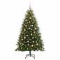Preview: Künstlicher Weihnachtsbaum mit Kugel 210 cm 300 LEDs