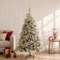 Preview: ARDEBO.de - Künstlicher Weihnachtsbaum mit Kugel 120 cm 150 LEDs