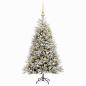 Preview: Künstlicher Weihnachtsbaum mit Kugel 120 cm 150 LEDs