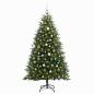 Preview: Künstlicher Weihnachtsbaum mit Kugel 240 cm 300 LEDs
