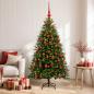 Preview: Künstlicher Weihnachtsbaum mit Kugel 150 cm 150 LEDs