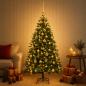 Preview: ARDEBO.de - Künstlicher Weihnachtsbaum mit Kugel 150 cm 150 LEDs