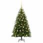 Preview: Künstlicher Weihnachtsbaum mit Kugel 150 cm 150 LEDs
