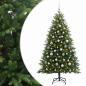 Preview: Künstlicher Weihnachtsbaum mit Kugel 210 cm 300 LEDs