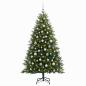 Preview: Künstlicher Weihnachtsbaum mit Kugel 210 cm 300 LEDs