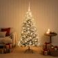Preview: ARDEBO.de - Künstlicher Weihnachtsbaum mit Kugel 120 cm 150 LEDs