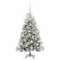 Preview: Künstlicher Weihnachtsbaum mit Kugel 120 cm 150 LEDs