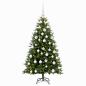 Preview: Künstlicher Weihnachtsbaum mit Kugel 150 cm 150 LEDs