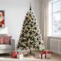 Preview: ARDEBO.de - Künstlicher Weihnachtsbaum mit Kugel 180 cm 300 LEDs