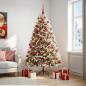 Preview: ARDEBO.de - Künstlicher Weihnachtsbaum mit Kugel 240 cm 300 LEDs