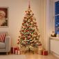 Preview: Künstlicher Weihnachtsbaum mit Kugel 240 cm 300 LEDs