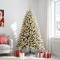 Preview: Künstlicher Weihnachtsbaum mit Kugel 210 cm 300 LEDs