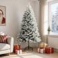 Preview: ARDEBO.de - Künstlicher klappbarer Weihnachtsbaum 240 cm PVC und Metall