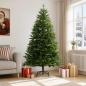 Preview: ARDEBO.de - Künstlicher klappbarer Weihnachtsbaum 210 cm PVC und Metall